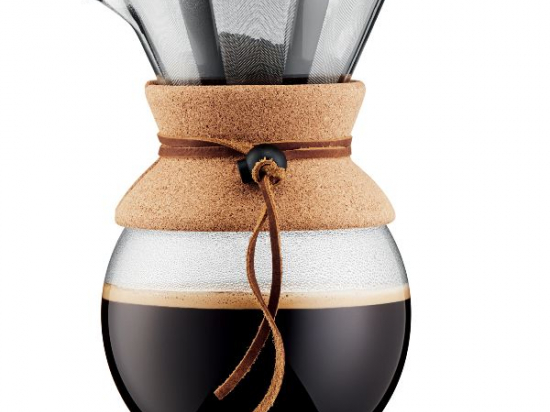 Cafetière 8 tasses / 1 L Liège & Cuir - Pour Over