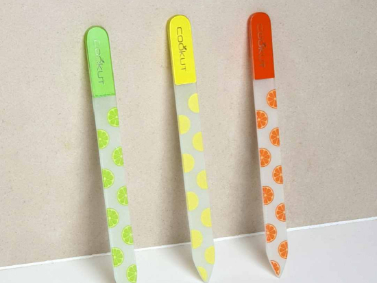 Lime à ongles en verre