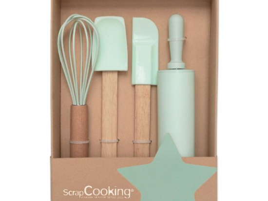 Coffret 4 ustensiles de pâtisserie
