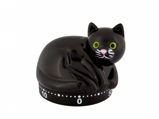 Minuteur de cuisine Chat Noir