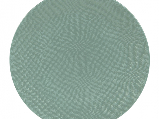 Assiette plate "Vésuvio bleu"