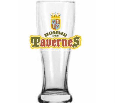 Verre à bière + dessous de verre