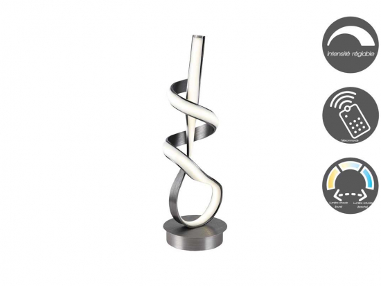 Lampe signature grise