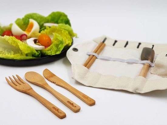 Kit repas en bambou