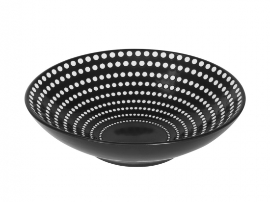 Assiette calotte "Galaxy pois"
