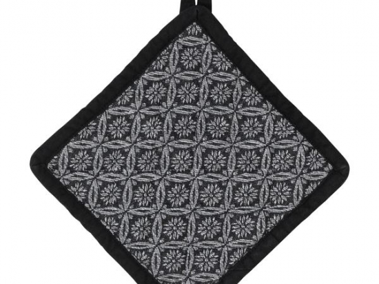 Manique 20 x 20 cm Carreaux Noirs - Gianna