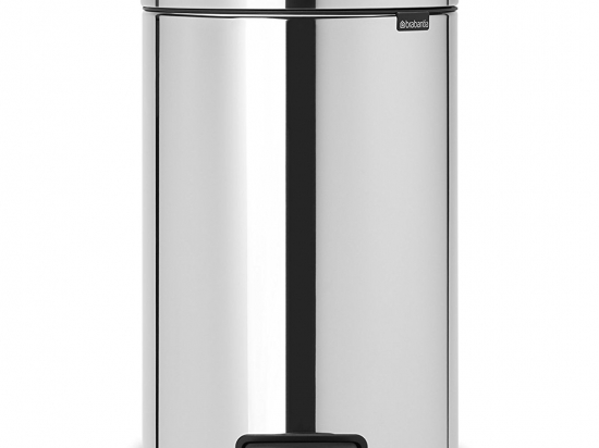 Poubelle à pédale 20 L NewlCon Brillant Steel seau métal