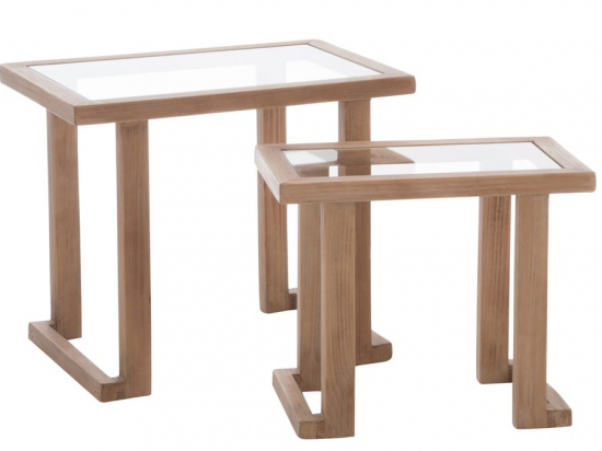 Set de 2 tables gigognes                                    