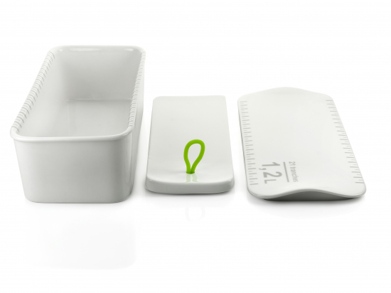 Coffret terrine + couvercle + presse 1,2 L