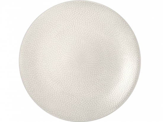 Assiette plate "Stone ivoire"