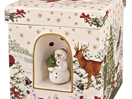Paquet cadeau carré Sapin Christmas Toy's