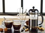 Cafetière à piston 8 Tasses  - Chambord + 4 mugs