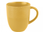 Mug "Vésuve" noir, bleu terra et safran