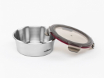 Boîte conservation inox ronde 640 ml