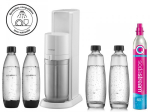 Machine à gazéifier Duo blanche + 4 bouteilles