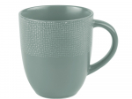 Mug "Vésuve" noir, bleu terra et safran