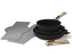 Batterie de  cuisine amovible 7 pièces COOKUT