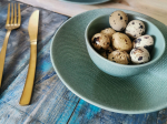 Assiette calotte "Vésuvio bleu"