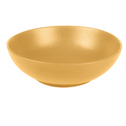 Assiette calotte "Vésuvio safran"