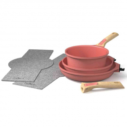 Batterie de  cuisine amovible 7 pièces COOKUT