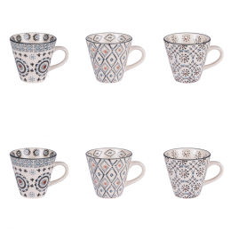 Coffret de 6 tasses nelson 17 cl