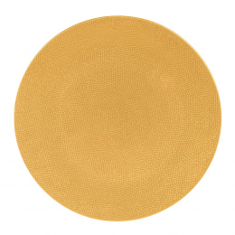 Assiette plate "Vésuvio safran"