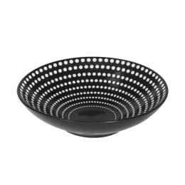 Assiette calotte "Galaxy pois"