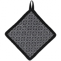 Manique 20 x 20 cm Carreaux Noirs - Gianna